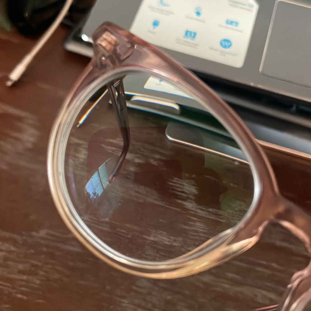 Warby Parker Sadie 625 clear pink eyeglasses - Picture 10 of 15